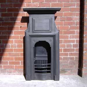 Antique Victorian Cast Iron Combination Fireplace Antique Victorian Cast Iron Combination Fireplace