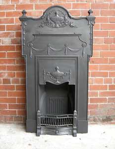 Cast iron Edwardian combination fireplace Cast iron Edwardian combination fireplace