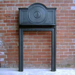 Reclaimed Georgian Cast Iron Fire Surround Reclaimed Georgian Cast Iron Fire Surround