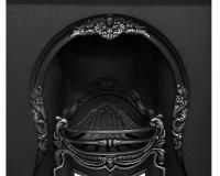 Tiffany Victorian Horseshoe Cast Iron Fireplace Insert