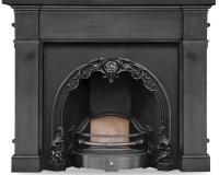 Cherub Georgian Arched Cast Iron Fireplace Insert