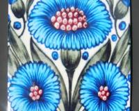William De Morgan Arts & Crafts Daisy Fireplace Tiles