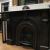 Antique Victorian Old Original Reclaimed Arched Slate Fireplace Surround mantel Antique Victorian Old Original Reclaimed Arched Slate Fireplace Surround mantel
