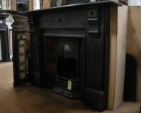 Reclaimed Antique Victorian Slate Fireplace Surround Mantel