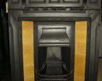 Antique Original Reclaimed Victorian Tiled cast iron Combination Fireplace
