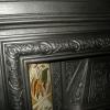 Arts and Crafts Original Tiled Cast Iron Fireplace Insert Arts and Crafts Original Tiled Cast Iron Fireplace Insert