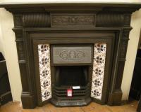 Original Victorian Cast Iron Fire Surround