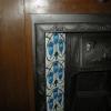 Art Nouveau Tiled Cast Iron fireplace Insert Art Nouveau Tiled Cast Iron fireplace Insert