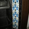 Art Nouveau Tiled Cast Iron fireplace Insert Art Nouveau Tiled Cast Iron fireplace Insert