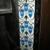 Art Nouveau Tiled Cast Iron fireplace Insert Art Nouveau Tiled Cast Iron fireplace Insert