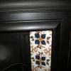 Edwardian Tiled Cast Iron Fireplace Insert Edwardian Tiled Cast Iron Fireplace Insert