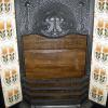 Antique Cast Iron Tiled Art nouveau Fireplace Insert Antique Cast Iron Tiled Art nouveau Fireplace Insert