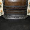 Antique Cast Iron Tiled Art nouveau Fireplace Insert Antique Cast Iron Tiled Art nouveau Fireplace Insert