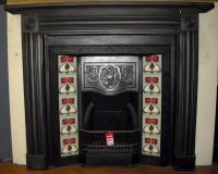 Original Georgian Regency Cast Iron Fireplace Surround