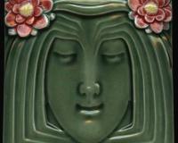 Art Nouveau Lady 1 Fireplace Tiles