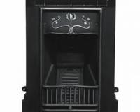 Abbot Art Nouveau Cast Iron Combination Fireplace