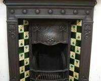 Antique cast iron Arts and Crafts /Art Nouveau combination