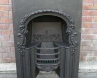 Antique Georgian Hobbed Cast Iron Fireplace Insert