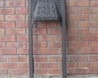 Antique Arts & Crafts Cast iron fireplace Insert