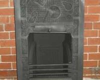 Aesthetic Movement Cast Iron Fireplace Insert