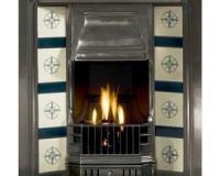 Prince Tiled Cast Iron Fireplace Insert