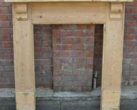 Antique Victorian Pine Fireplace Surround