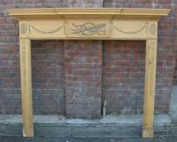 Antique Georgian Pine Fireplace Surround
