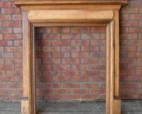 Antique Edwardian Walnut Fire Surround