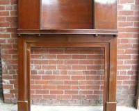 Antique Edwardian Mahogany Fireplace Surround