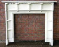 Antique Victorian Pine Fireplace Surround