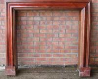 Antique Edwardian Mahogany Fireplace Surround
