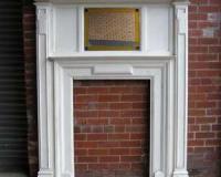 Antique Georgian Pine Fireplace Surround Mantel