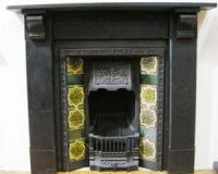 Antique Victorian Slate Fireplace Surround
