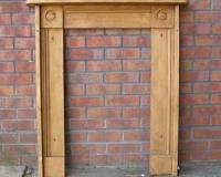 Antique Georgian Pine Fireplace Surround