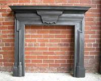Antique Victorian Cast Iron Fireplace Surround