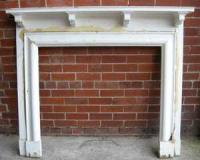 Antique Victorian Pine fireplace surround