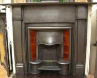 Antique Edwardian slate fire surround