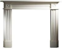 Chiswick Georgian Bullseye Limestone Fireplace Surround Mantel