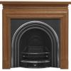 The Collingham Victorian Arched Cast Iron Fireplace Insert The Collingham Victorian Arched Cast Iron Fireplace Insert