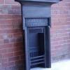 Antique Aesthetic Movement Cast Iron Combination Fireplace Antique Aesthetic Movement Cast Iron Combination Fireplace