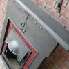 Antique Art Nouveau Cast Iron Tiled Combination Fireplace Antique Art Nouveau Cast Iron Tiled Combination Fireplace