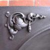 Antique Early Victorian Arched Cast Iron Fireplace Insert Antique Early Victorian Arched Cast Iron Fireplace Insert