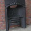 Antique Georgian Hobbed Cast Iron Fireplace Insert Antique Georgian Hobbed Cast Iron Fireplace Insert