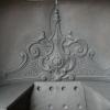Antique Georgian Hobbed Cast Iron Fireplace Insert Antique Georgian Hobbed Cast Iron Fireplace Insert