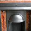 Antique Edwardian Tiled Cast Iron Fireplace Insert Antique Edwardian Tiled Cast Iron Fireplace Insert