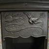 i189 Arts and Crafts Tiled Cast Iron Fireplace Insert