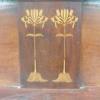 Antique Art Nouveau Inlaid Mahogany Fire Surround Antique Art Nouveau Inlaid Mahogany Fire Surround
