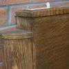 Antique Art Deco Oak Fireplace Surround