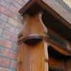 Antique Art Nouveau Walnut Fire Surround Antique Art Nouveau Walnut Fire Surround