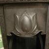 Reclaimed Art Nouveau Tiled Cast Iron Fireplace Insert